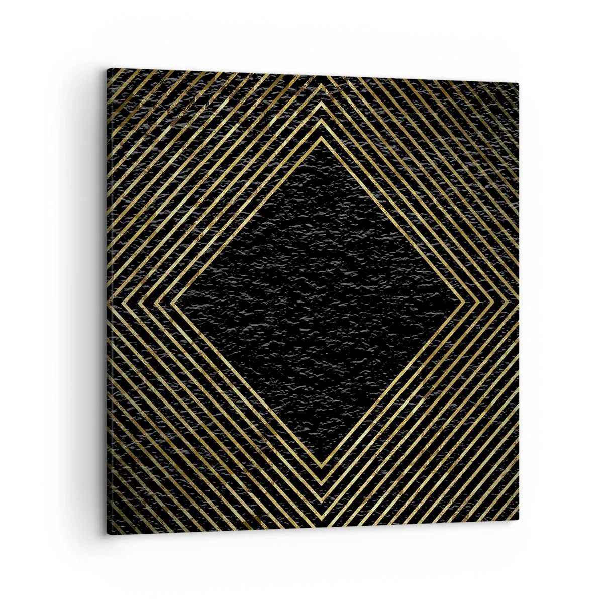 Cuadro sobre lienzo - Impresión de Imagen - Geometría al estilo glamour - 50x50 cm
