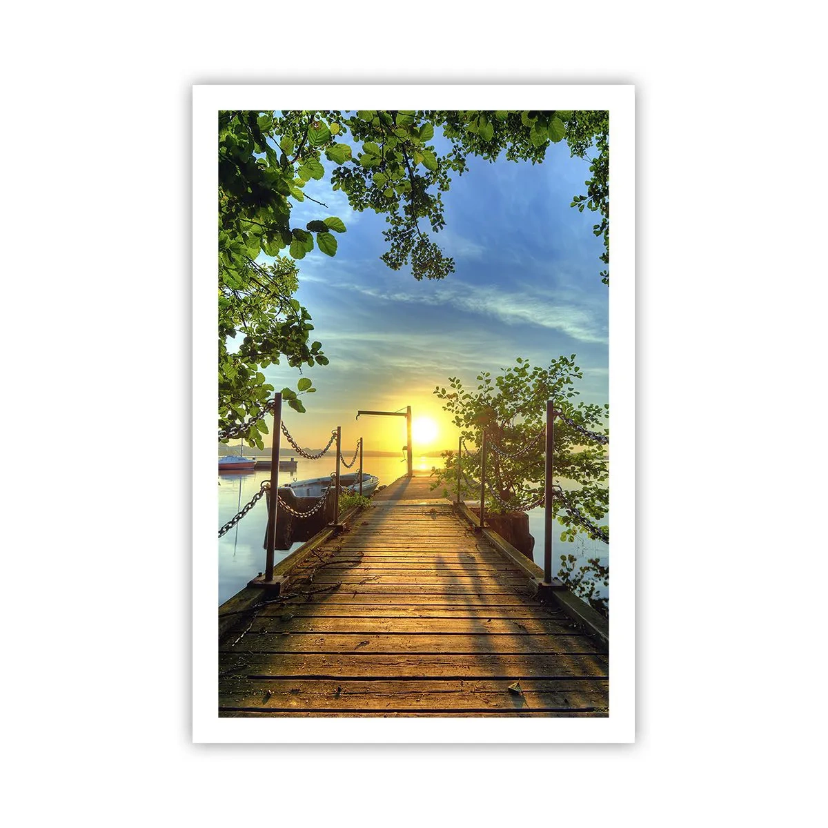Póster - Atardecer junto al agua - 61x91 cm