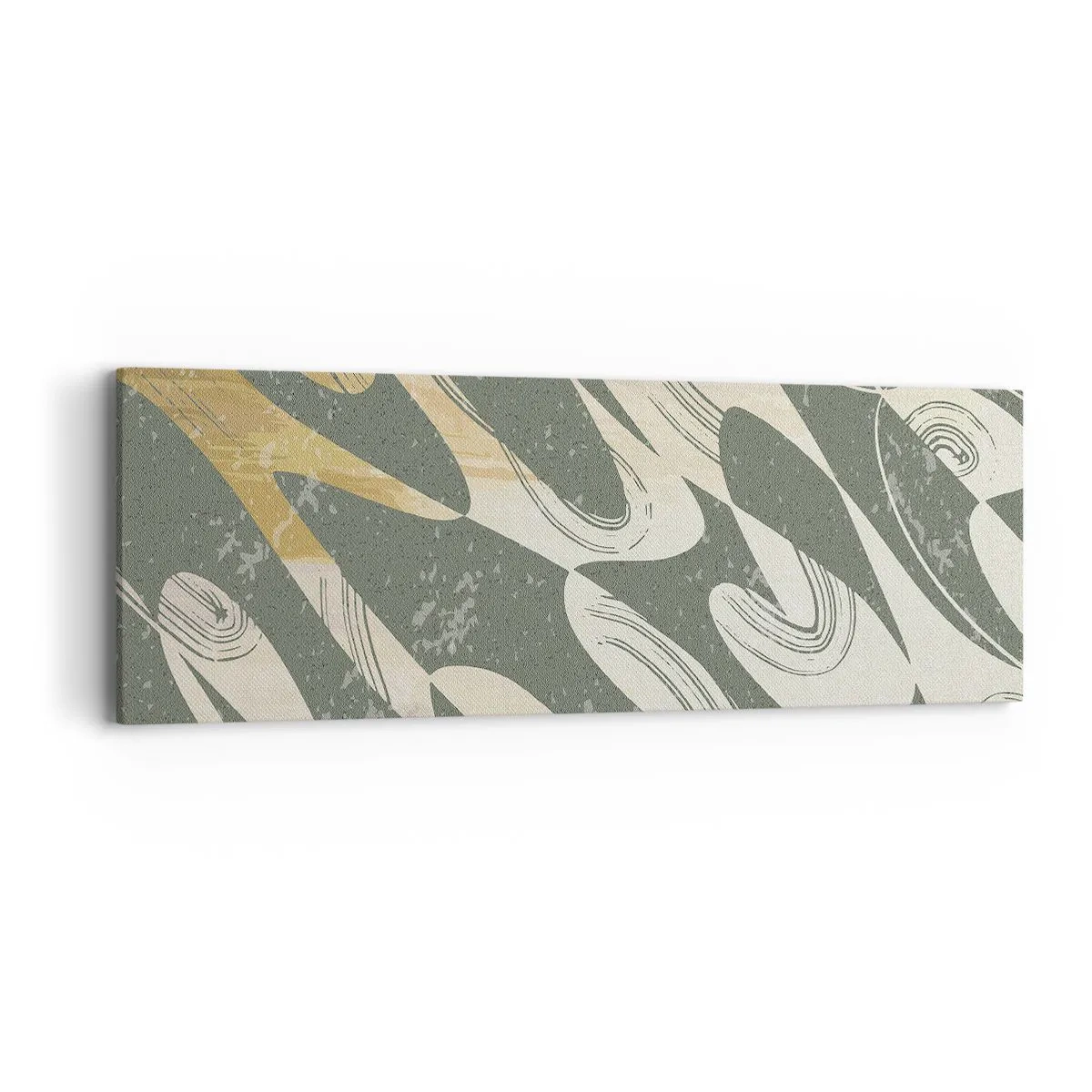 Cuadro sobre lienzo - Impresión de Imagen - Abstracción rítmica - 90x30 cm