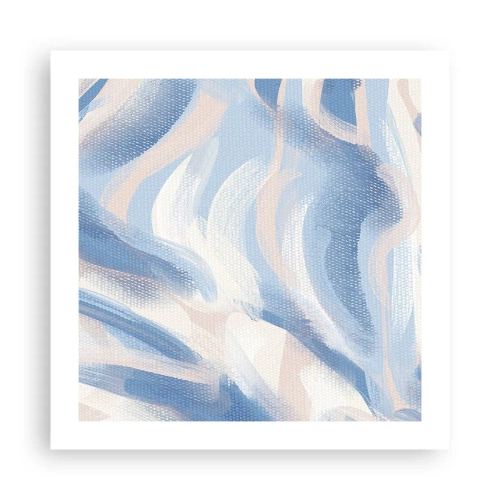 Póster - Ondas azules - 50x50 cm