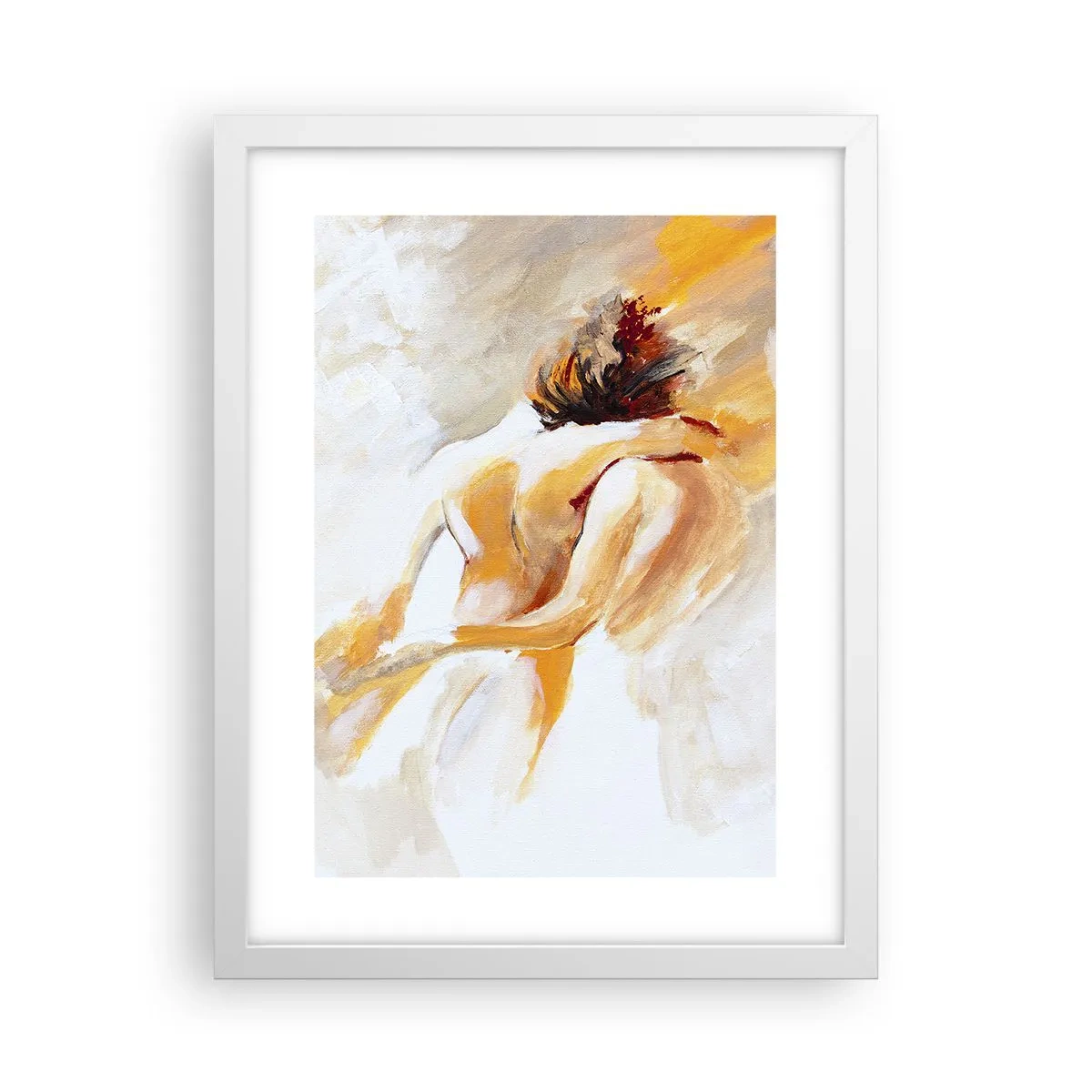 Póster en marco blanco - En un cielo de cercanía - 30x40 cm