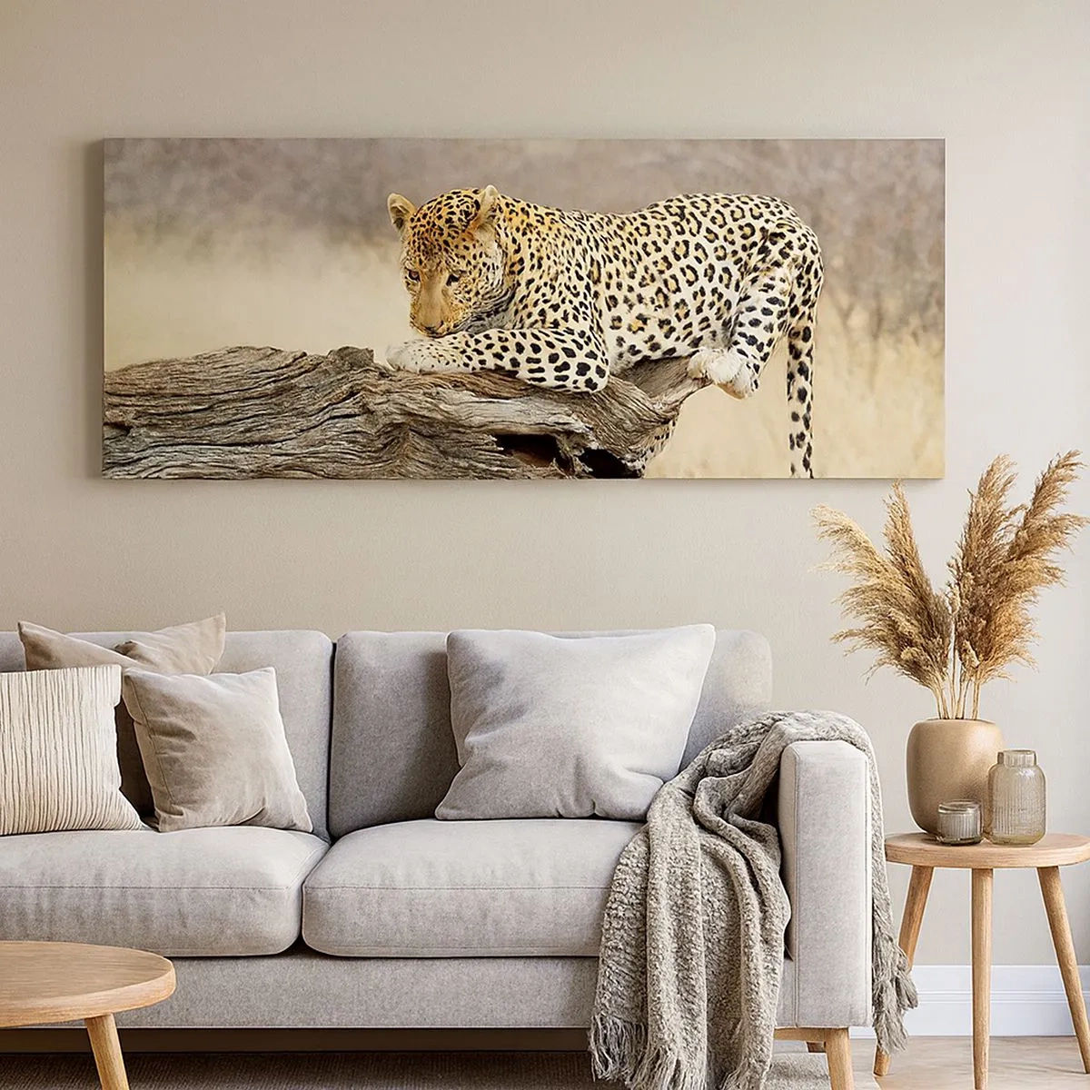 Cuadro sobre lienzo - Impresión de Imagen - Voy por mi cuenta - 100x40 cm