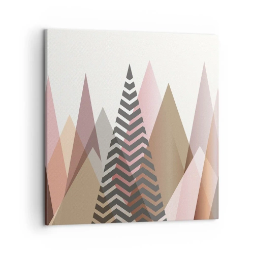 Cuadro sobre lienzo - Impresión de Imagen - Una visión piramidal - 50x50 cm