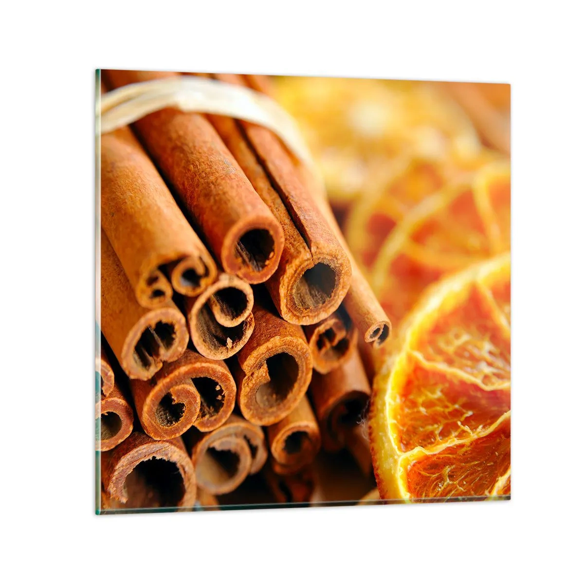 Cuadro sobre vidrio - Impresiones sobre Vidrio - ¿Puedes oler su aroma? - 40x40 cm