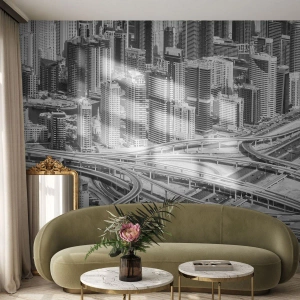 Fotomural Premium Canvas - Dubái: la ciudad imposible - Ciudad, Arquitectura, Metrópoli - 150x105 cm