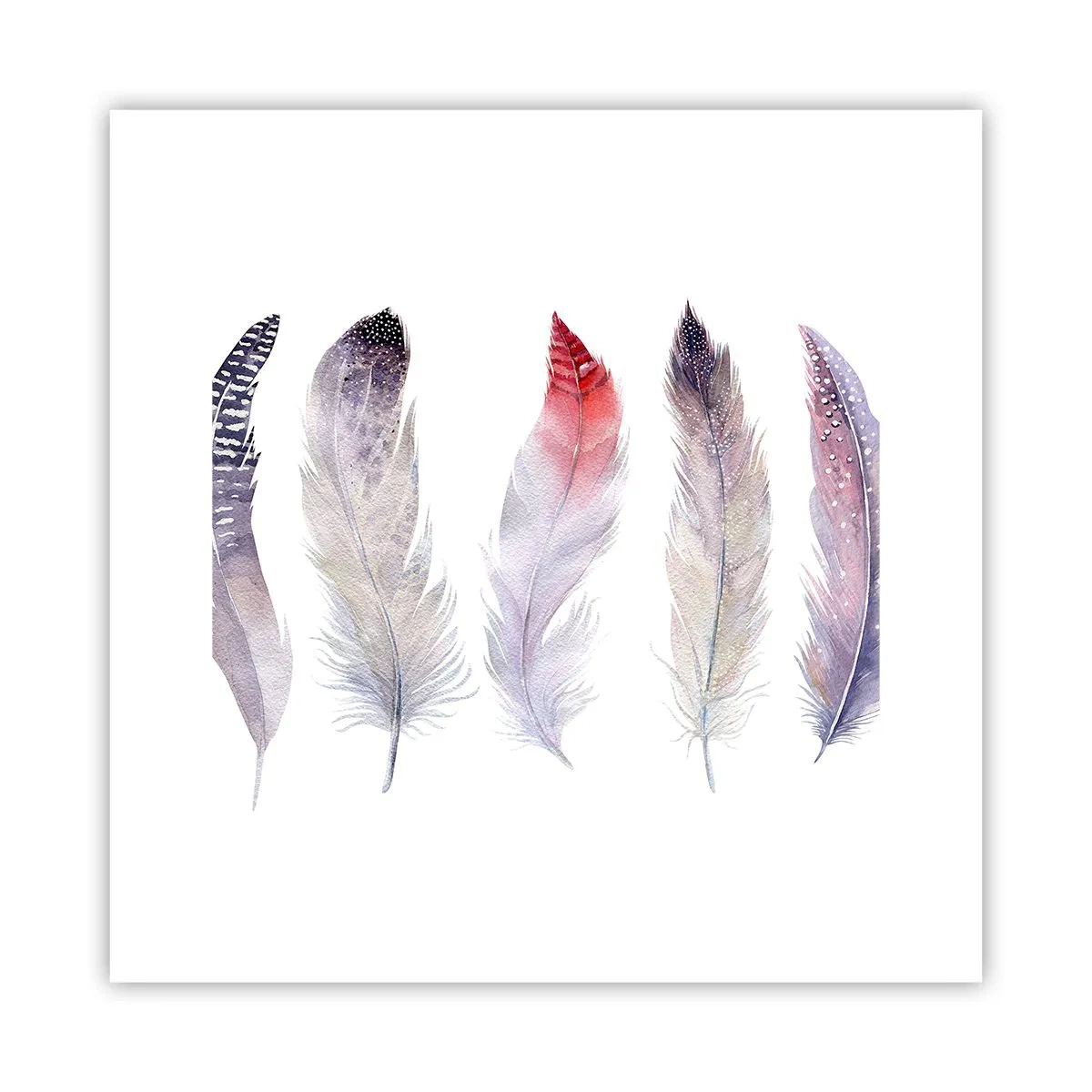 Póster - Suave como la niebla de muchos colores - 30x30 cm