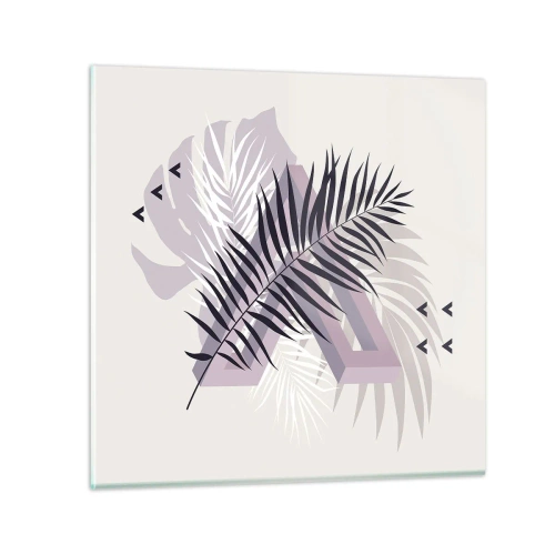 Cuadro sobre vidrio - Impresiones sobre Vidrio - La sombra de una sombra - 40x40 cm