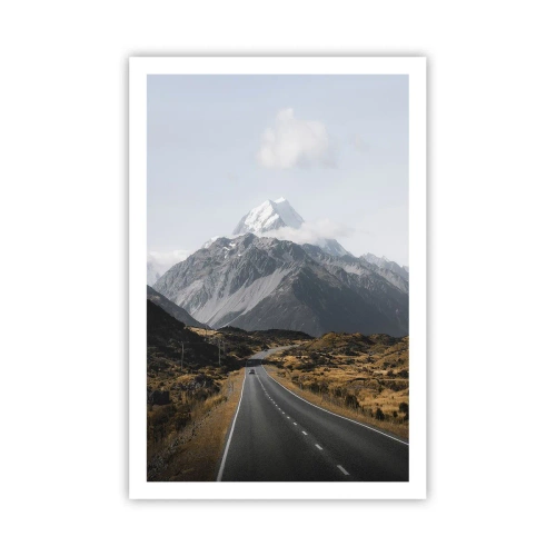 Póster - El camino al corazón de las montañas - 61x91 cm
