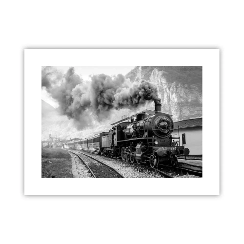 Póster - Rumbo a la estación... - 40x30 cm