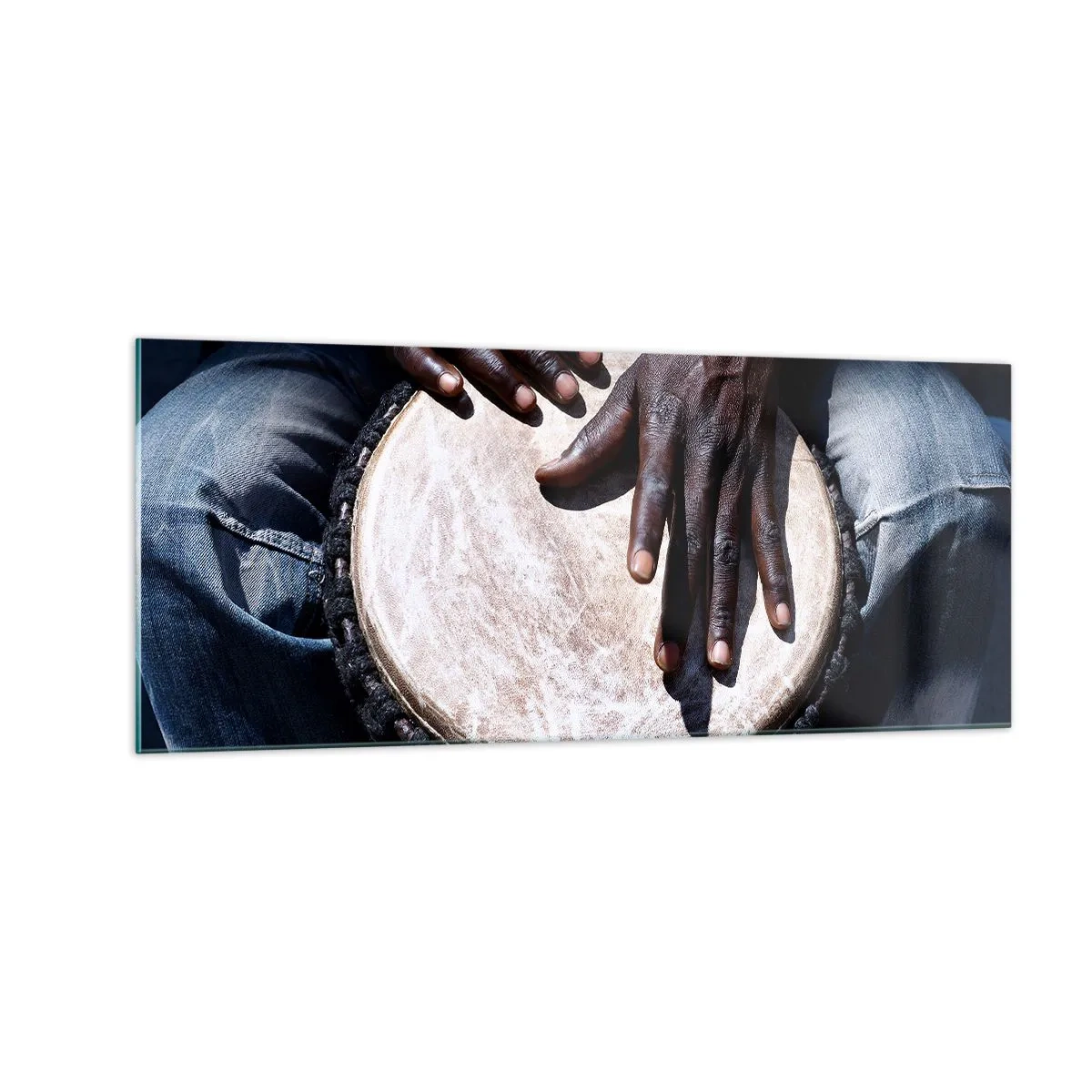 Cuadro sobre vidrio - Impresiones sobre Vidrio - Vive a tu ritmo - 100x40 cm