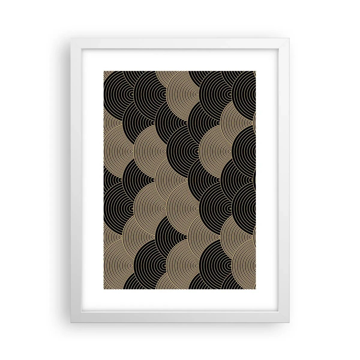 Póster en marco blanco - Multiplicación de la unidad - 30x40 cm