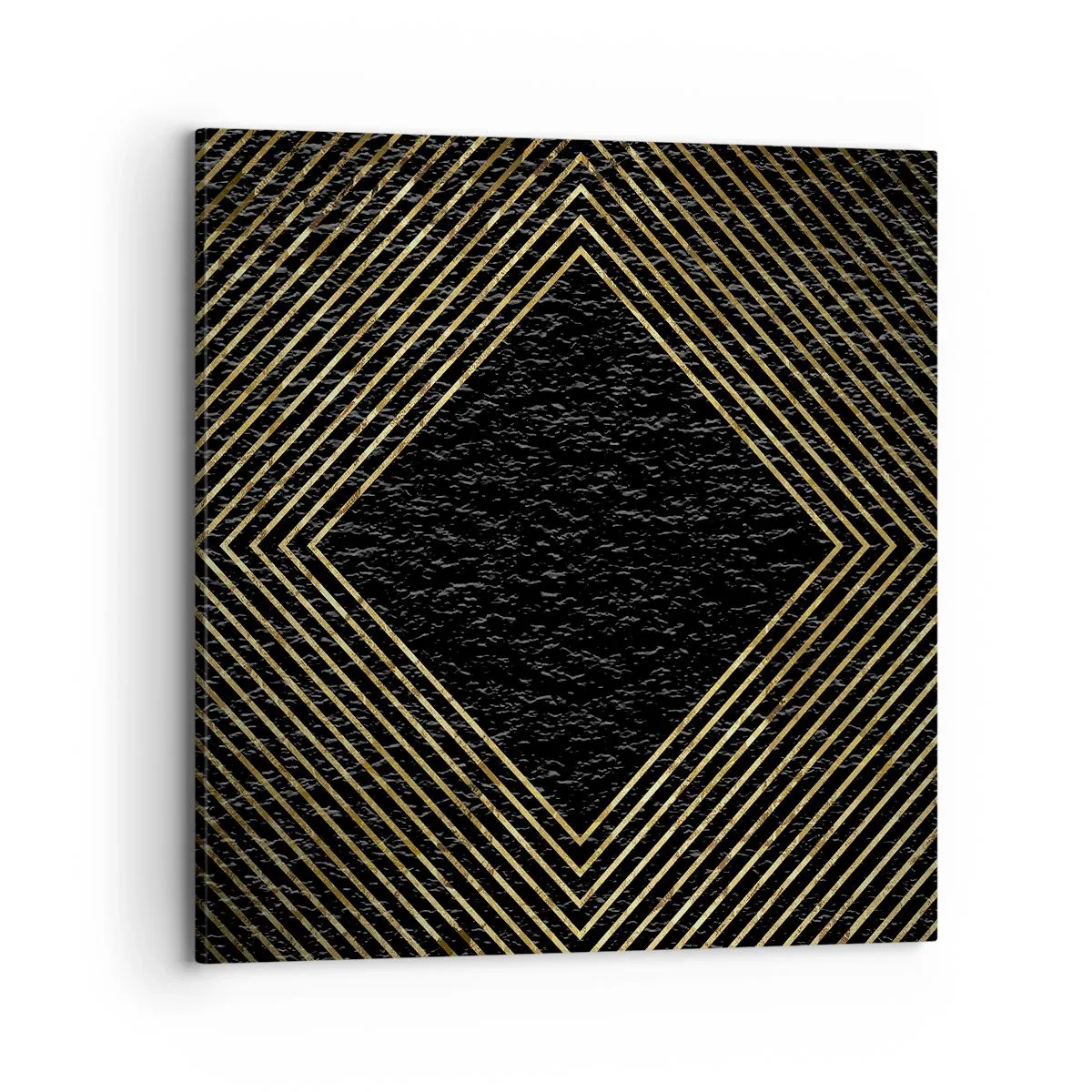 Cuadro sobre lienzo - Impresión de Imagen - Geometría al estilo glamour - 70x70 cm