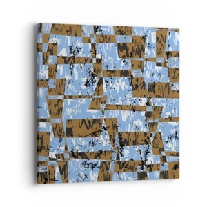 Cuadro sobre lienzo - Impresión de Imagen - Un recorte del desierto - 40x40 cm