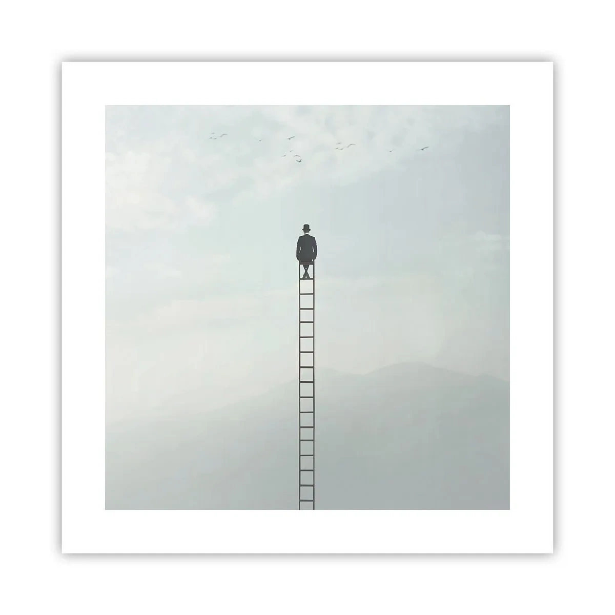 Póster - Hacia lo más alto - 40x40 cm