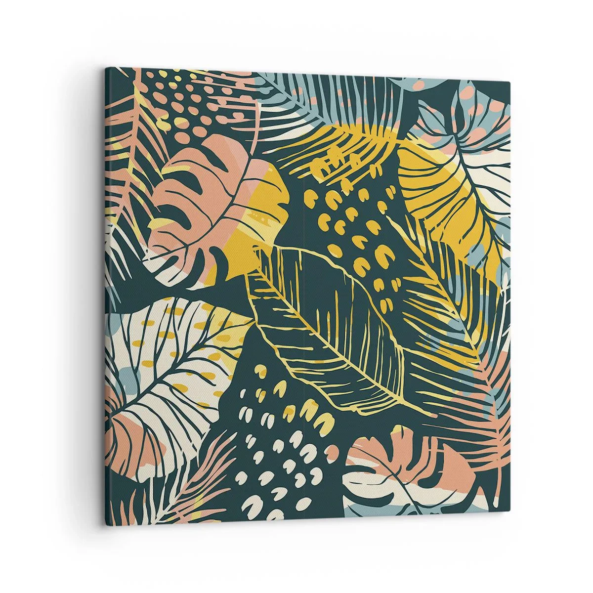 Cuadro sobre lienzo - Impresión de Imagen - Una frondosa fantasía - 50x50 cm