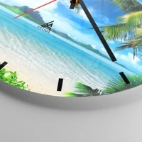 Esfera sin numeración, con rayas