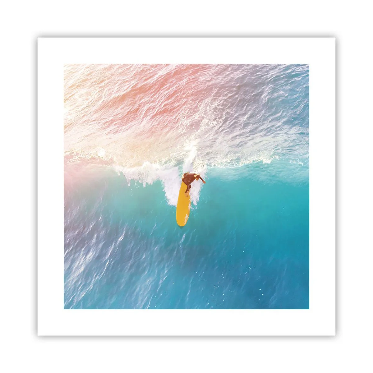 Póster - Jinete del océano - 40x40 cm