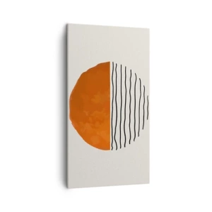 Cuadro sobre lienzo - Impresión de Imagen - En un ambiente japonés - 45x80 cm