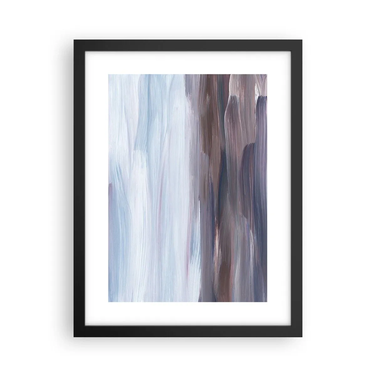 Póster en marco negro - Elementos: agua - 30x40 cm