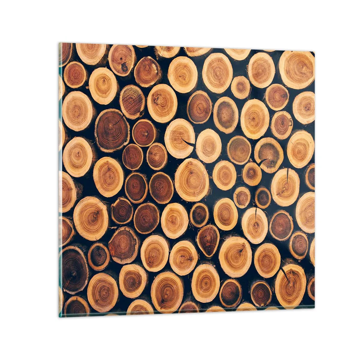 Cuadro sobre vidrio - Impresiones sobre Vidrio - ¿Qué edad tengo? - 50x50 cm