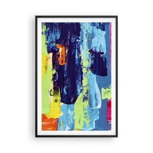 Póster en marco negro - ¡La vida es hermosa! - 61x91 cm