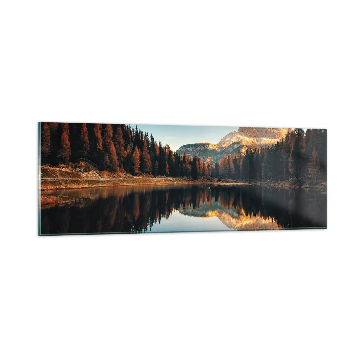 Cuadro sobre vidrio - Impresiones sobre Vidrio - Paisaje duplicado - 90x30 cm