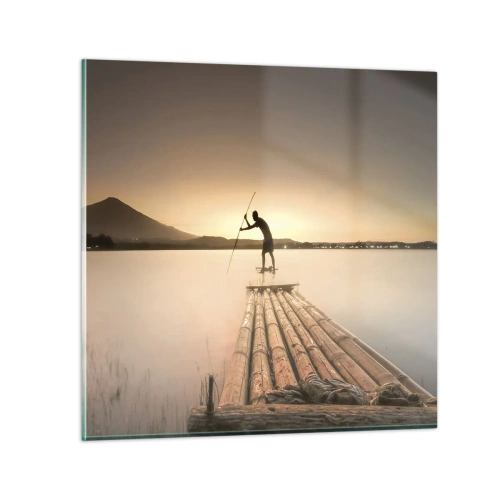 Cuadro sobre vidrio - Impresiones sobre Vidrio - Antes del descanso - 30x30 cm