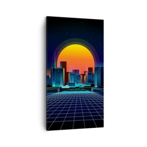 Cuadro sobre lienzo - Impresión de Imagen - ¿Todavía deseas volver a la realidad? - 45x80 cm