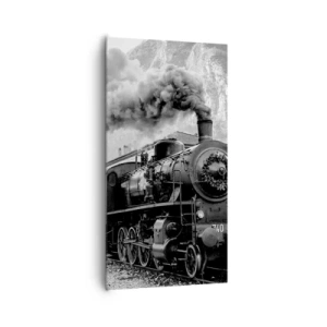 Cuadro sobre lienzo - Impresión de Imagen - Rumbo a la estación... - 65x120 cm