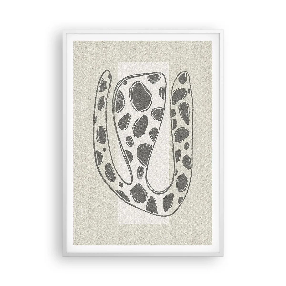 Póster en marco blanco - Una criatura extraña - 70x100 cm