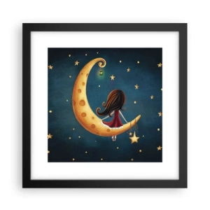 Póster en marco negro - Érase una vez... - 30x30 cm