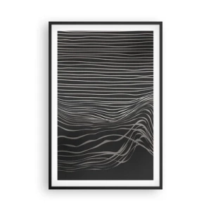 Póster en marco negro - Ritmo y acento - 61x91 cm