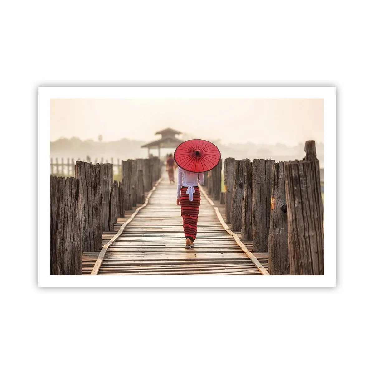 Póster - En un viejo puente - 91x61 cm