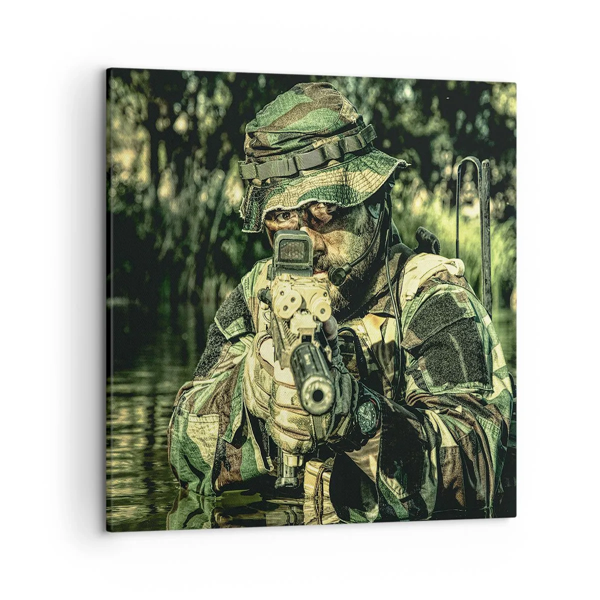 Cuadro sobre lienzo - Impresión de Imagen - El mejor de entre la élite - 50x50 cm