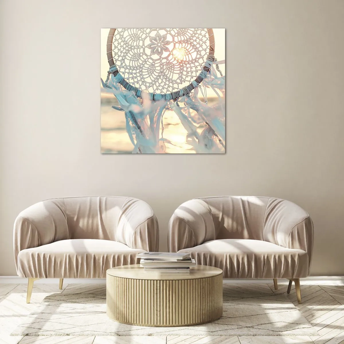 Cuadro sobre vidrio - Impresiones sobre Vidrio - Tótem sagrado - 70x70 cm