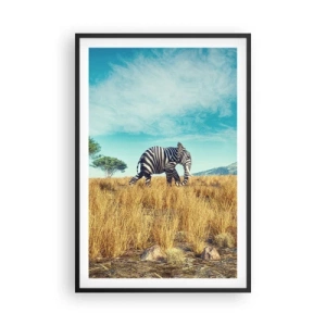 Póster en marco negro - El gris ya no está de moda - 61x91 cm