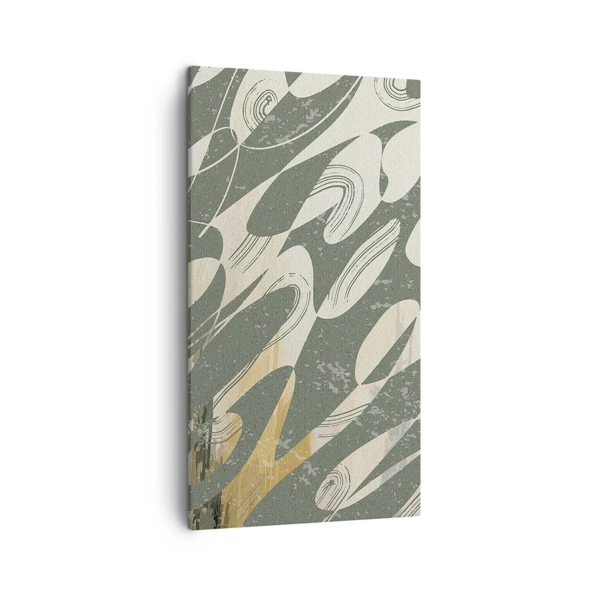 Cuadro sobre lienzo - Impresión de Imagen - Abstracción rítmica - 45x80 cm