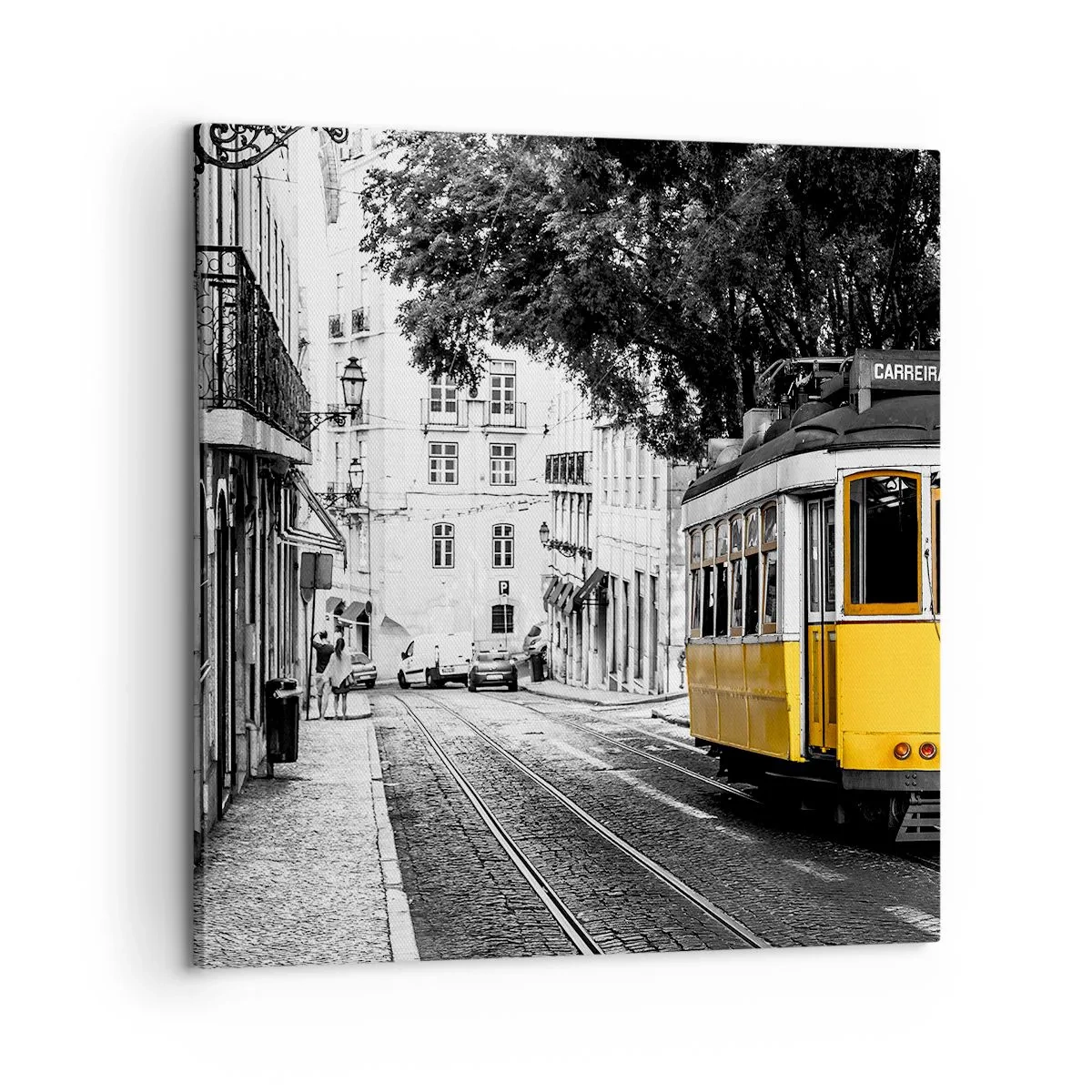 Cuadro sobre lienzo - Impresión de Imagen - Y un fado de fondo - 60x60 cm