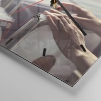 Esfera sin numeración, con rayas