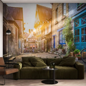 Fotomural Standard Eco - El fantasma blanco de la ciudad - Ciudad, Francia, Arquitectura - 200x140 cm