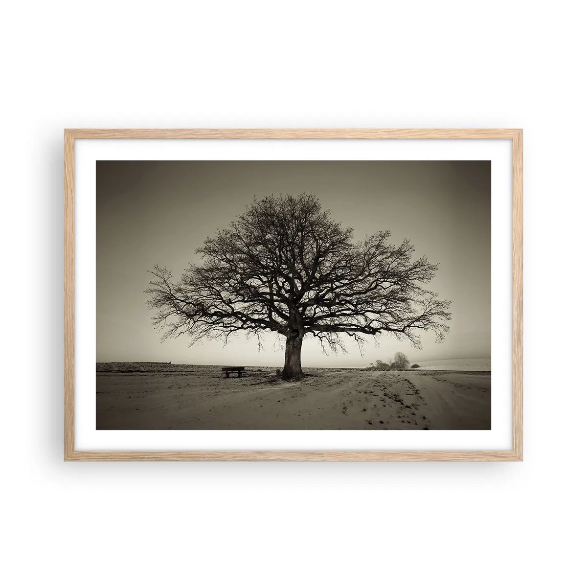 Póster en marco roble claro - De aquí a la eternidad - 70x50 cm