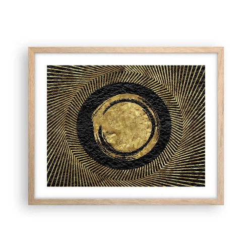 Póster en marco roble claro - Composición glamour - 50x40 cm