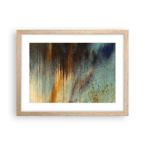 Póster en marco roble claro - Una composición colorista no accidental - 40x30 cm