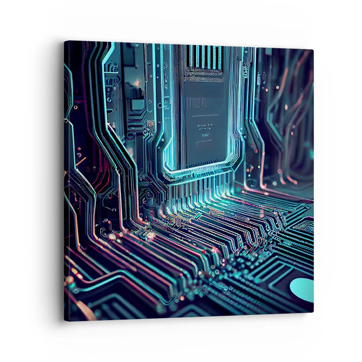 Cuadro sobre lienzo - Impresión de Imagen - Mi forma de pensar - 30x30 cm