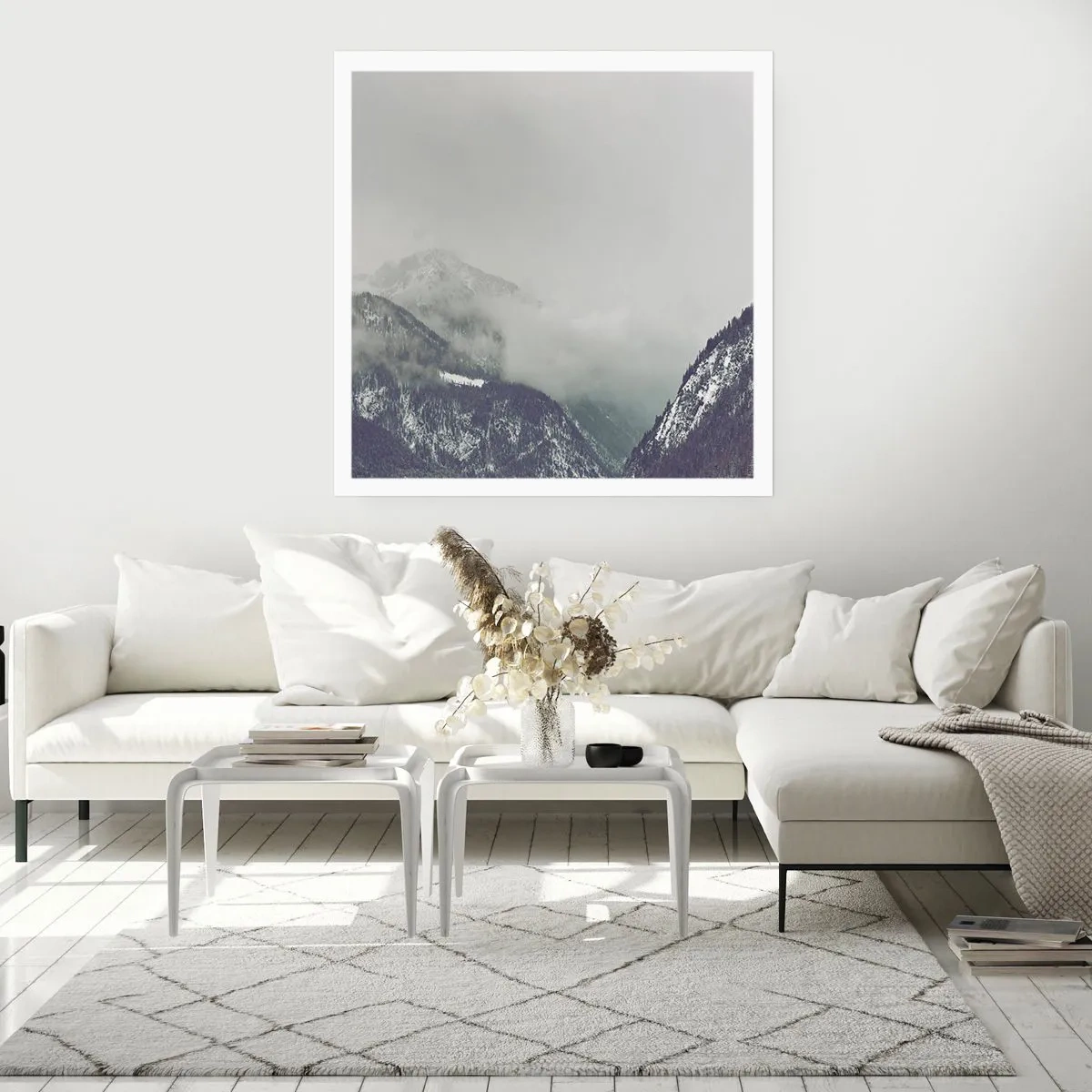 Póster - Valle de la niebla - 60x60 cm