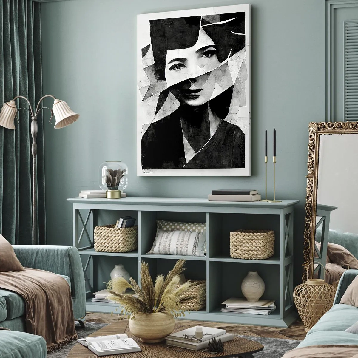 Cuadro sobre lienzo - Impresión de Imagen - Lo que realmente eres… - 65x120 cm