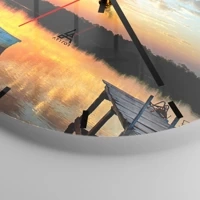 Esfera sin numeración, con rayas