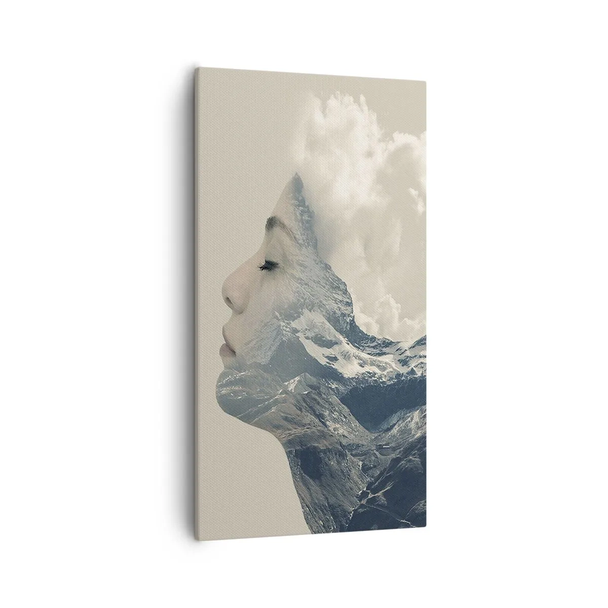 Cuadro sobre lienzo - Impresión de Imagen - La belleza de los elementos - 55x100 cm