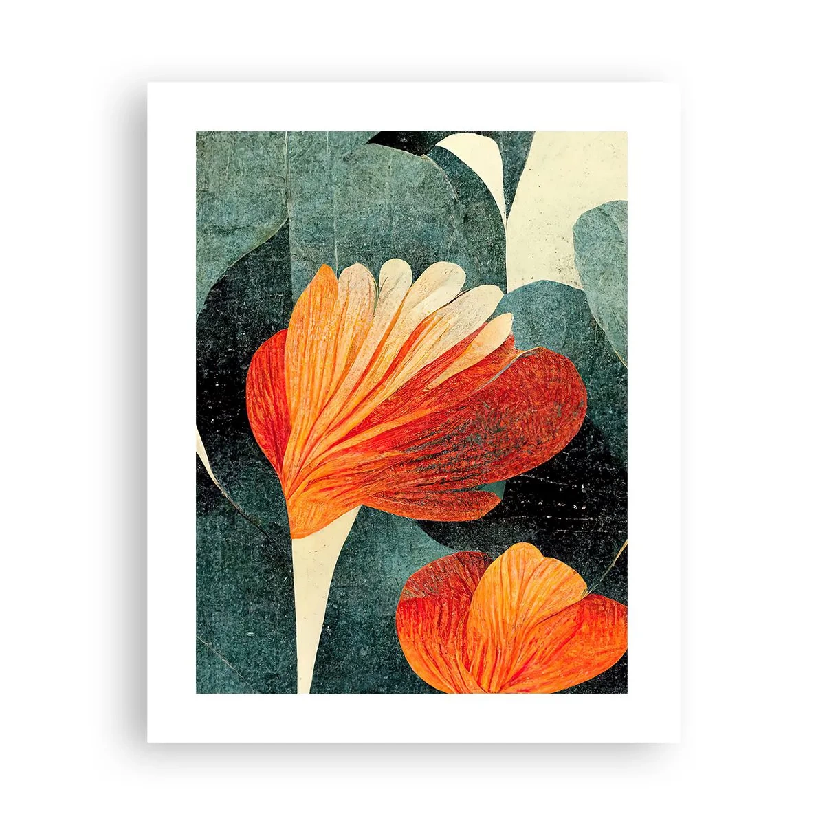 Póster - El calor del trópico y el frescor del verdor - 40x50 cm
