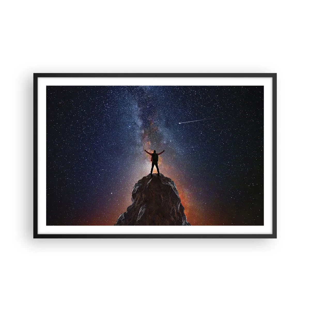 Póster en marco negro - ¡El poder está conmigo! - 91x61 cm